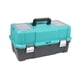 thumbnail image 4 of Caja de herramientas portátil Organizador de herramientas Conveniente portátil Multiusos Bloqueable con Verde, 4 of 9
