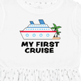 thumbnail image 4 of Inktastic My First Cruise with Cruise Ship and Palm Trees Girls Toddler Dress, 4 of 5