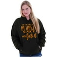 thumbnail image 3 of Fueled by PSL and Jesus Cute Fall Women Plus Size Hoodie Brisco Brands 2X, 3 of 4