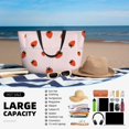 thumbnail image 5 of Wukai Strawberry Print Zipper Bag,large Beach Tote Bag,Waterproof Sandproof Bag,Grocery and Picnic Tote Travel Bag, 5 of 5