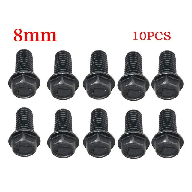 10pcs Saw Blade Screw M8 M7 M6 Left Hand Thread Hex Flange For Cutting Machine 8mm