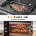 thumbnail image 3 of 5-in-1 Indoor Electric Grill with Rotisserie & Skillet - 32L Capacity, Sunmaki 1800W Countertop Vertical Rotisserie Oven for Roasting Chicken, Meat & Sausages, 3 of 8