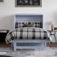 thumbnail image 5 of AFI Northfield Twin-XL Wood Murphy Bed Chest with Mattress, Drawer & Charger, Driftwood, 5 of 21