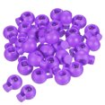 thumbnail image 1 of Unique Bargains Verrous de Cordon, Ressort à Bille pour Lacets de Sac à Cordon, Violet Lot de 30, 1 of 5