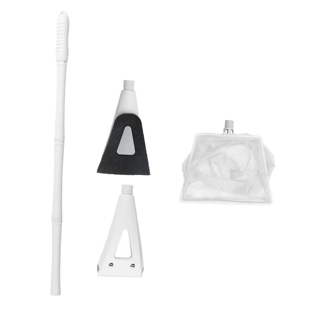 Kit limpiador multiherramienta para acuario, removedor de suciedad, ligero, fácil montaje 3 piezas