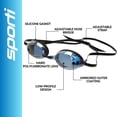 thumbnail image 3 of Sporti S2 Mirrored Antifog Goggles, UV Shield, Shatter-Resistant, Custom Fit Nose Pieces, 3 of 7