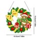 thumbnail image 2 of Corona Pintura Cristal Con Forma Especial Oso Navideño para Pared Ventana, 2 of 9