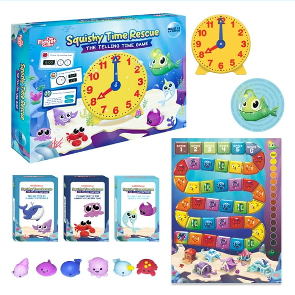 The Fidget Game Squishy Time Rescue, The Telling Time Game