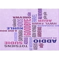 thumbnail image 1 of Ahgly Company Machine Washable Indoor Rectangle Transitional Purple Area Rugs, 5' x 8', 1 of 7