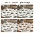 thumbnail image 7 of ODIKA 5'x7' Beige Gray Modern Geometric Diamond Cross Washable Area Rug Contemporary Abstract Motif With Rounded Rectangle Easy Care, Non-Shedding, Pet Friendly, for Small Living Room, Bedroom, 7 of 7