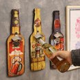 thumbnail image 4 of Abridor de botellas creativo montado en la pared para restaurante, decoración de pared con personalidad para bar, hotel, tienda de barbacoa, 4 of 5