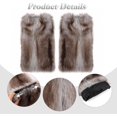 thumbnail image 4 of Faux Fur Leg Warmers for Women, Fluffy Furry Winter Boot Cuffs Boot Covers for Halloween Festival Y2K Costume Accessories Cosplay Party, 4 of 7