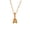 Gold A, variant on Women's Stainless Steel Mini Initial Letter Choker Necklace Alphabet Pendant Charm with Chain, Silver Letter R