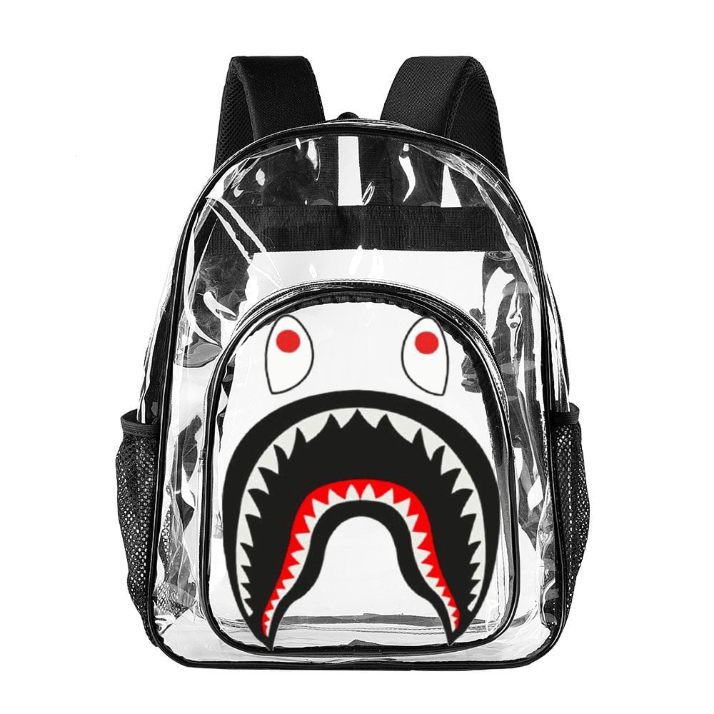 Clear bape backpack hotsell