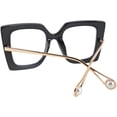 thumbnail image 2 of Gafas cuadradas de gran tamaño que bloquean la luz azul y alivian la fatiga visual, 2 of 5