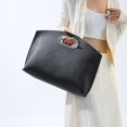thumbnail image 4 of Bolso de mano para mujer, bolso de moda de gran capacidad, bolso de compras básico, bolso de viaje, 4 of 7