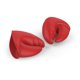 thumbnail image 1 of Par de guantes de aislamiento térmico con pinza de camarón de dragón rojo creativo, aislamiento térmico de cocina, resistente al espesor de alta temperatura, aislamiento térmico de silicona, pinza man, 1 of 5