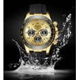 thumbnail image 5 of Pagani Design Daytona Homage Men's Watch Panda Analog Quartz Japan Movement Chronograph Luxury Wrist Watch Business Waterproof Silicone Strap Sports Pagani Watches for Men, 5 of 7