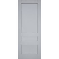 Slab Barn Door Panel | Veregio 7411 Matte Grey | Sturdy Finished Doors | Pocket Closet Sliding-42" x 80"