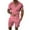 Pink, variant on Men's 2 Piece Short Sets Outfits Polos Shirt and Shorts Set Solid Color Outfits Summer Casual Short Sleeve Polos Suit for Men Tracksuit
