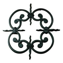 Speakeasy, Window or Gate Grille, Solid Iron, Black Finish Deco Grille #2