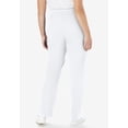 thumbnail image 2 of Woman Within Plus Size Tall Sport Knit Straight-Leg Pull-On Pants, 2 of 6