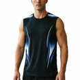 thumbnail image 4 of XFeng Men's Sleeveless Athletic Tank Top, Quick Dry Sports Workout Shirt, 4 of 4