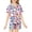 Butterfly Tie-dye, variant on Arshiner Girls Pajamas Sets Short Sleeve Kids Pjs Button Down Sleepwear