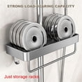 thumbnail image 3 of Aluminum Shower Shelf with Towel Rack, No-Drill Bathroom Organizer, Shampoo and Shower Gel Storage Rack A, 3 of 5