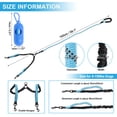thumbnail image 6 of Unique Bargains Double Dog Leash Hands-Free Dual Dog Leash with Comfortable Padded Handle Double Leash for Two Dogs Adjustable Length 1 Set Blue, 6 of 7