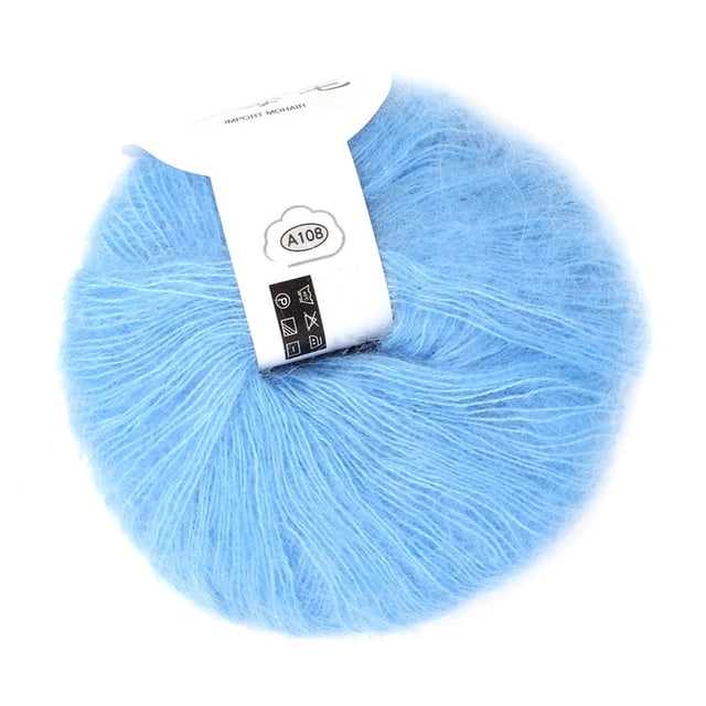 Suave Angola Mohair, Hilo De Lana De Para Bufandas, Suéteres Y Sombreros, Varios Colores, Antibolitas, Antiencogimiento, Cómodo Lavable A Mano, Ideal Para Manualidades
