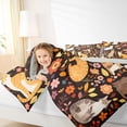 thumbnail image 3 of Feelyou Hippie Cat Bedding Comforter Set 7-Piece, Rustic Flower Full Bedding Set, 3 of 7