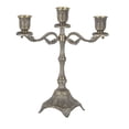 thumbnail image 2 of Portavelas cónico, candelabro, decoración rústica, soporte para velas, candelabro para con 3 brazos 10x10x30cm, 2 of 9