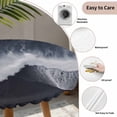 thumbnail image 3 of Black Coastal Round Tablecloth for 45-54 Inch Tables, Fitted Table Cover with Elastic Edge, Nautical Summer Beach Seaside Ocean Waterproof Outdoor Table Cloth Protector for Patio Garden Dinner Picnic, 3 of 9