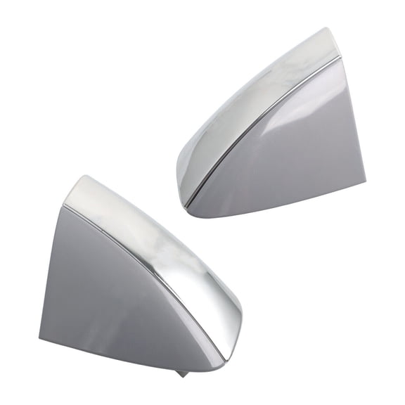 Outside LH & RH Front Door Handle Cover Cap Chrome & Gray for 16-20 Optima Kia