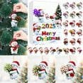 thumbnail image 4 of 2025 Countdown Sets 2D Snowman And Acrylic Hanging Advent Calendar With 24 Flat Snowmen Displaying Realistic Design, 4 of 6