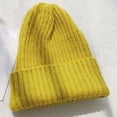 thumbnail image 5 of Skymirror Fashion Women Autumn Winter Solid Color Knitted Beanie Woolen Yarn Warm Hat Cap, 5 of 8