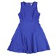 thumbnail image 1 of bar III Vestido ajustado y acampanado con cordones para mujer, azul, XX-Large, 1 of 2