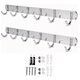 thumbnail image 1 of Percheros Acero Inox 6 Ganchos Pared Gancho 2pcs, 1 of 5