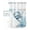 Blue, variant on No Hook Shower Curtain with Snap in Liner, Khaki Striped Gradient Rustic Wood Board Hotel Shower Curtains for Bathroom, Washable Shower Curtain Liner Set with Mesh Top Window, 36"x78"