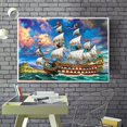 thumbnail image 1 of 5D DIY Diamond Painting Taladro completo Cristal Pintura decorativa Manualidades para la decoración de la pared del hogar Regalo, 1 of 3