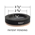 thumbnail image 2 of Furniture Sliders X-PROTECTOR para pisos de madera, 8 unidades, 2 of 6