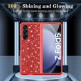 thumbnail image 7 of Dteck for Samsung Galaxy Z Fold 7 Case, Z Fold5 Glitter Case for Women Girls, Slim Ultra Thin Matte Sparkle Shiny Hard PC Shockproof Protective Cover for Samsung Galaxy Z Fold7,Red, 7 of 7