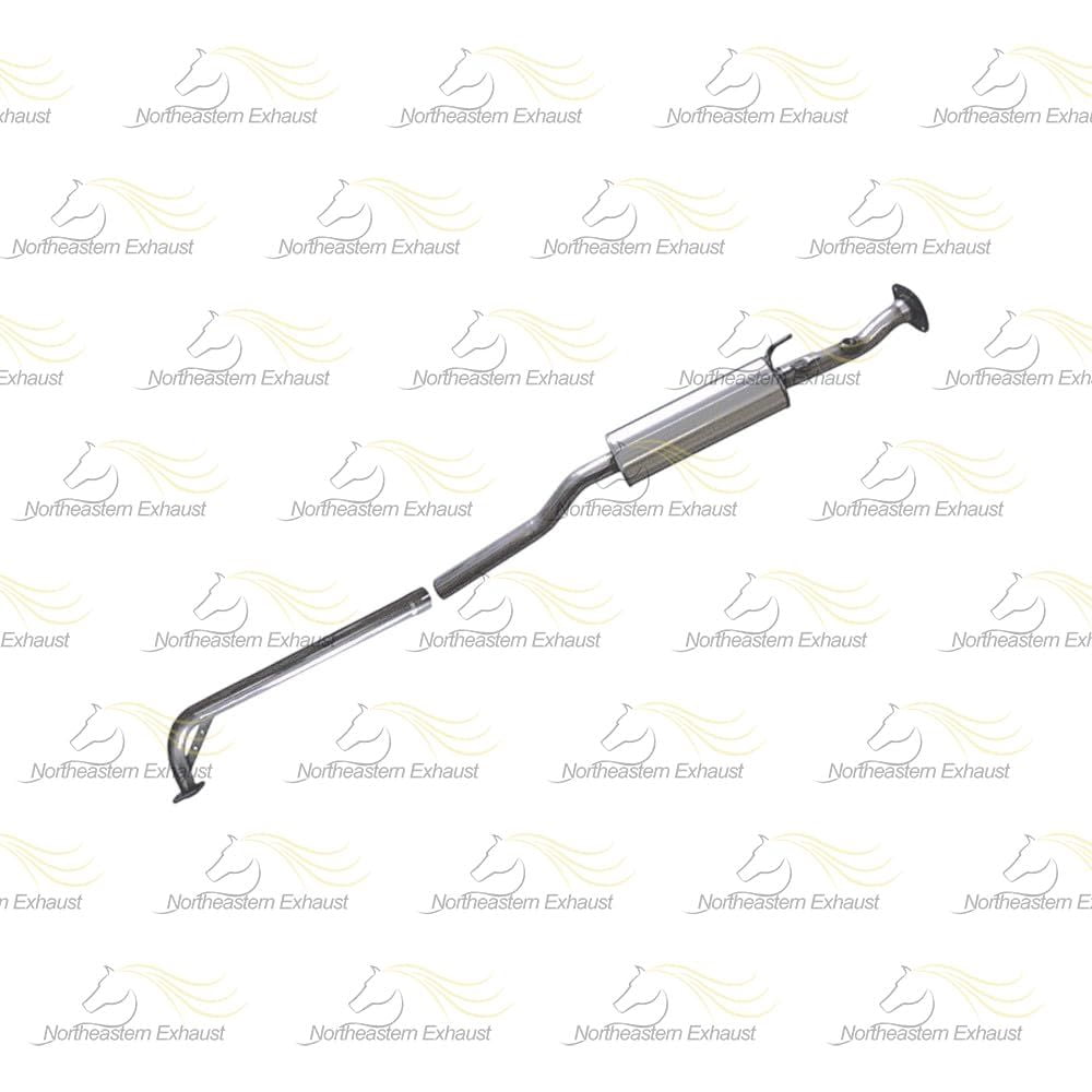 Northeastern Exhaust Resonator Pipe Fits 2002-2003 Toyota Solara 2.4L - Direct Fit | Stainless Steel | Includes Clamp & Gaskets