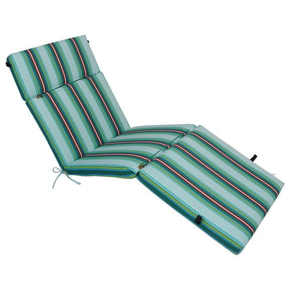 Blazing Needles 72-inch by 24-inch Polyester Outdoor Chaise Lounge Cushion 93475-OD-195