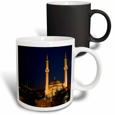 

3dRose Mecidiye Mosque Bosphorus Bridge Ortakoy Istanbul-AS37 AKA1090 - Ali Kabas Magic Transforming Mug 11oz