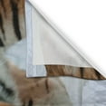 thumbnail image 3 of Ambesonne Tiger Kitchen Curtains, Siberian Predator Feline, 55"x39", Pale Brown Black, 3 of 3