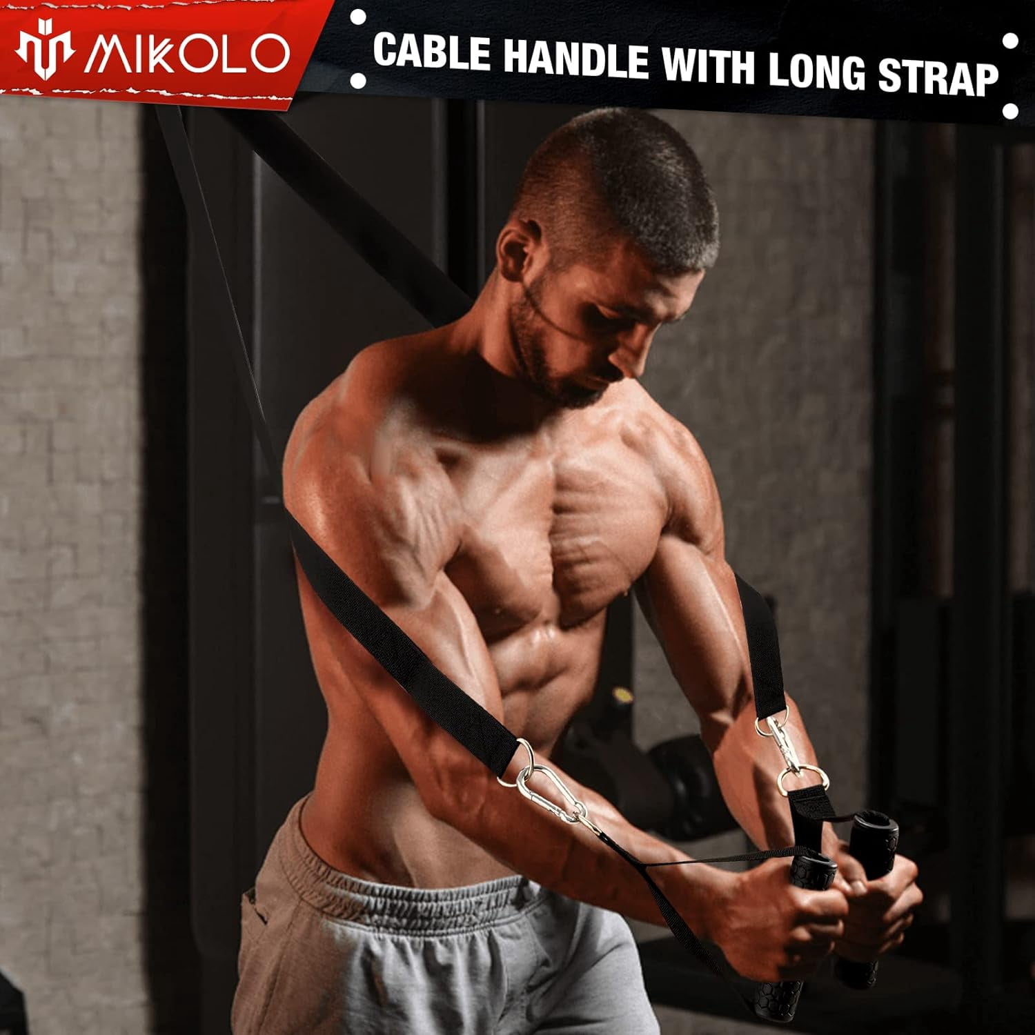 Upgraded Weight Lift Pulley System with Adjustable Cable for Full Body Home Gym Training