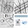thumbnail image 4 of Black Branches Blackout Curtains for Bedroom/Living Room, Thermal Insulated Kitchen Curtains, Modern Abstract Art Forest Silhouettes Grommet Darkening Window Treatment Drapes 52"x63"x2, 4 of 8