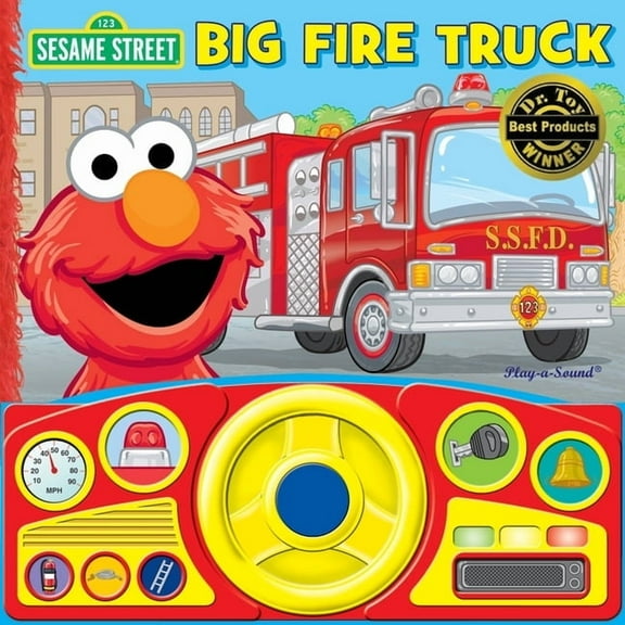 Sesame Street: Elmo's Big Fire Truck Sound Book, (Paperback)